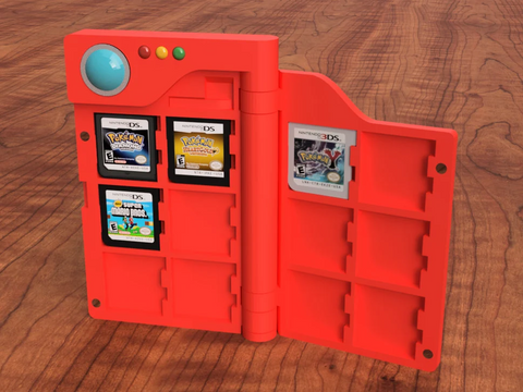 Pokedex Nintendo DS 3DS Game Cartridge Case - Pokemon gift