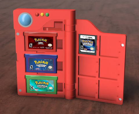 Pokedex GBA + DS 3DS Multi Game Cartridge Storage - Pokémon Gift Pokemon